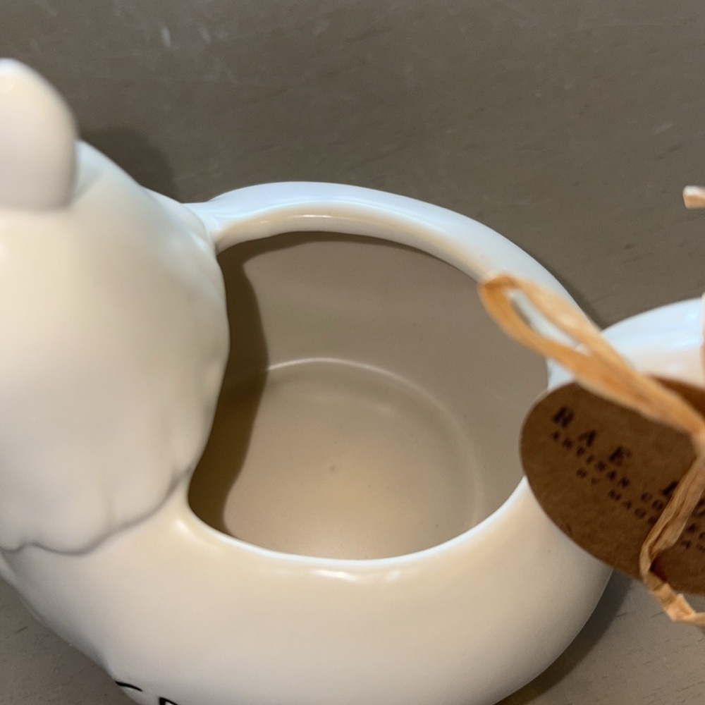 Rae Dunn Cream Ceramic Rooster Mug - Picture 5 of 6
